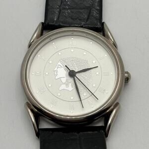 Silver & black watch